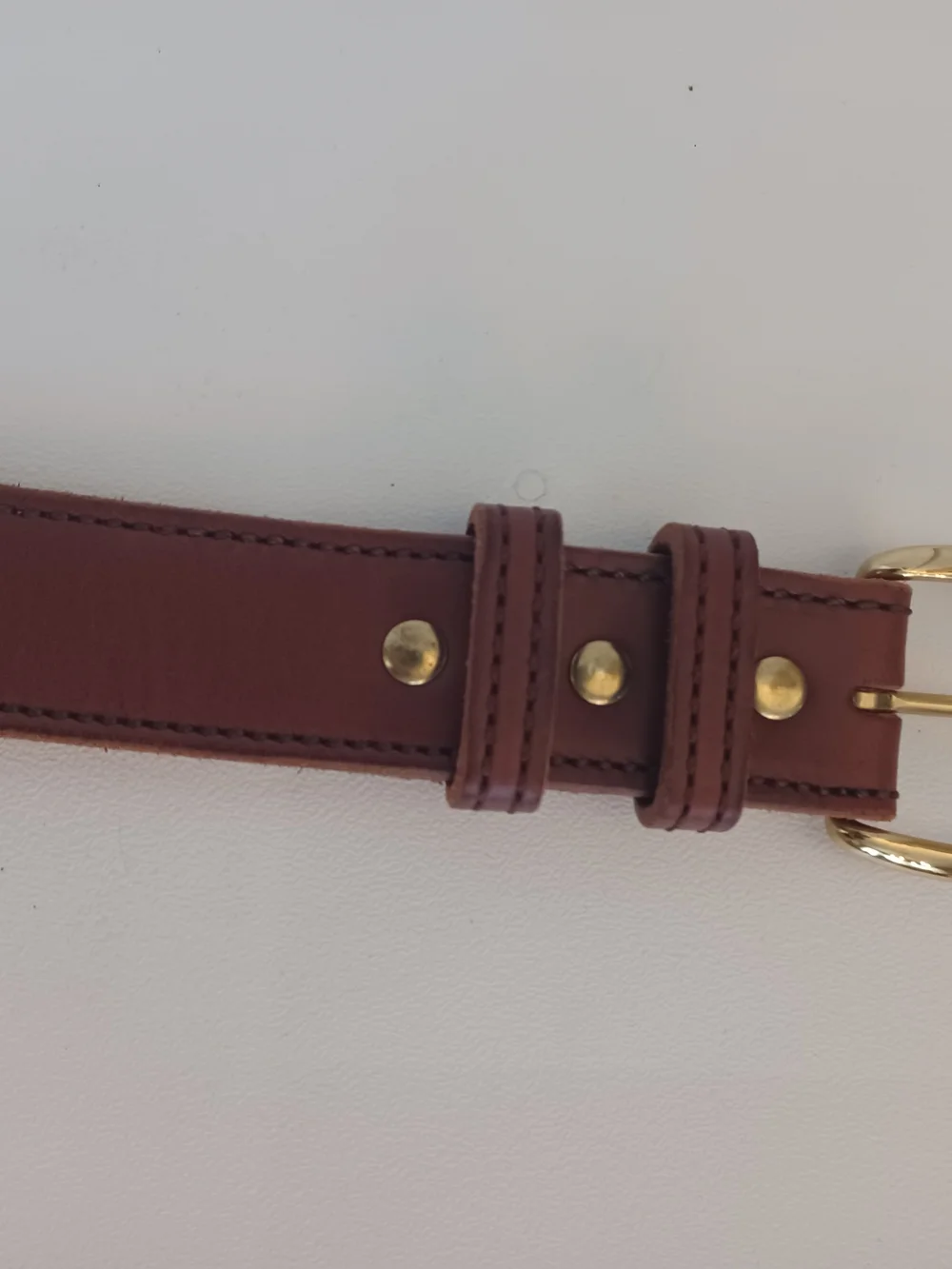 Comp-Tac Minotaur Leather Gun Belt Brown Brass Buckle CCW Holster Size 42